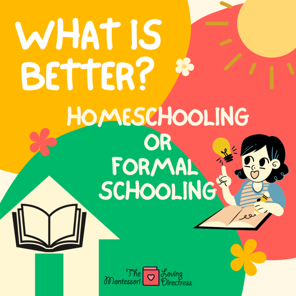 What is better? (Homeschooling or Formal Schooling)